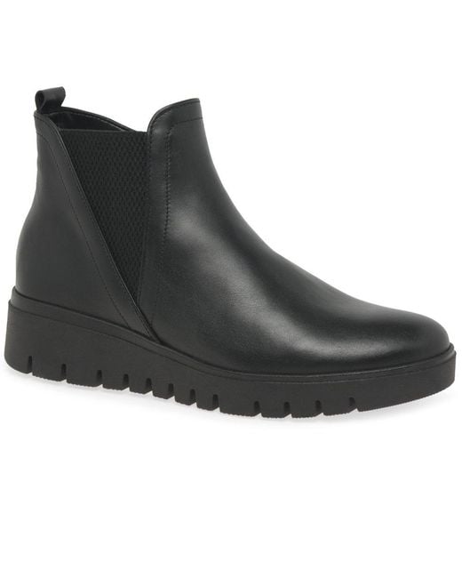 Gabor Black Dublin Chelsea Boots