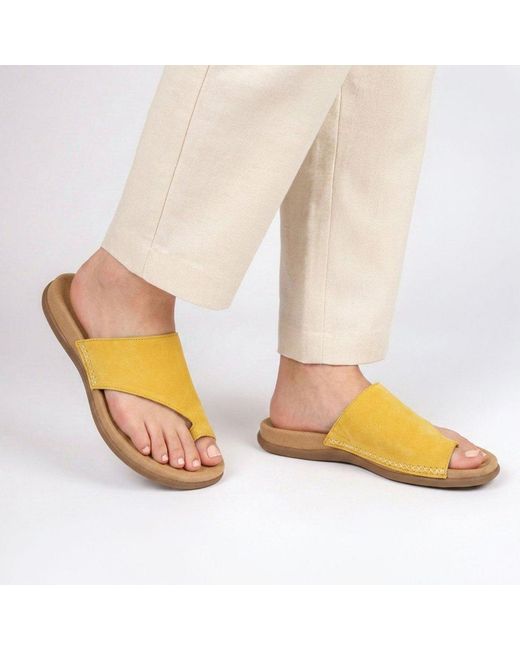 Gabor Yellow Lanzarote Sandals