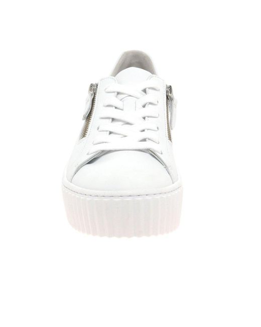 Gabor White Dolly Trainers