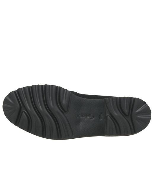 Gabor Black Squeeze Loafers
