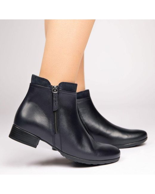 Gabor Blue Briano Ankle Boots