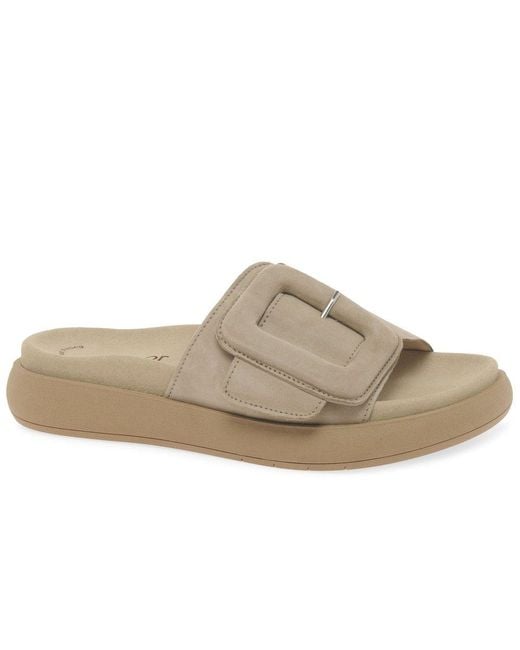 Gabor Gray Adios Sandals