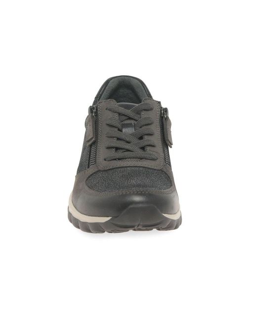Gabor Black Fantastic Casual Sports Trainers