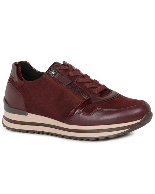Gabor Red Nulon Trainers