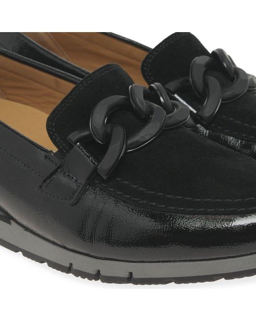 Gabor Blue Bea Loafers