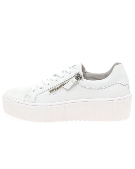 Gabor White Dolly Trainers