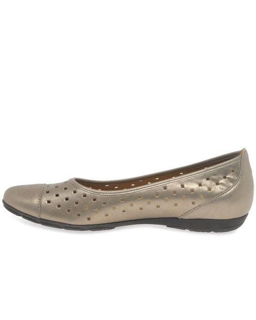 Gabor Multicolor Ruffle Punched Detail Casual Shoes