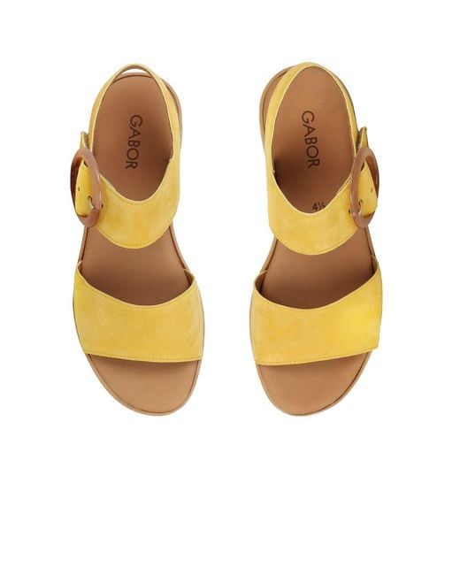 Gabor Metallic Andre Sandals