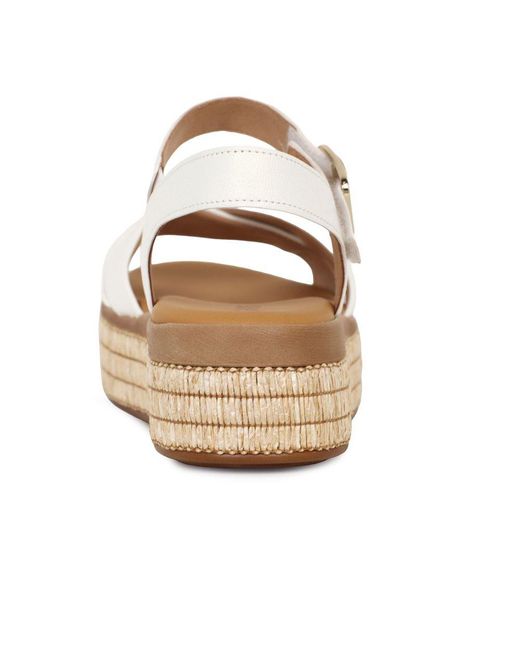 Gabor Metallic Wick Platform Sandal