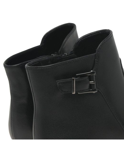Gabor Black Bolan Ankle Boots