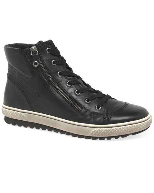 Gabor Black Bulner Casual Ankle Boots