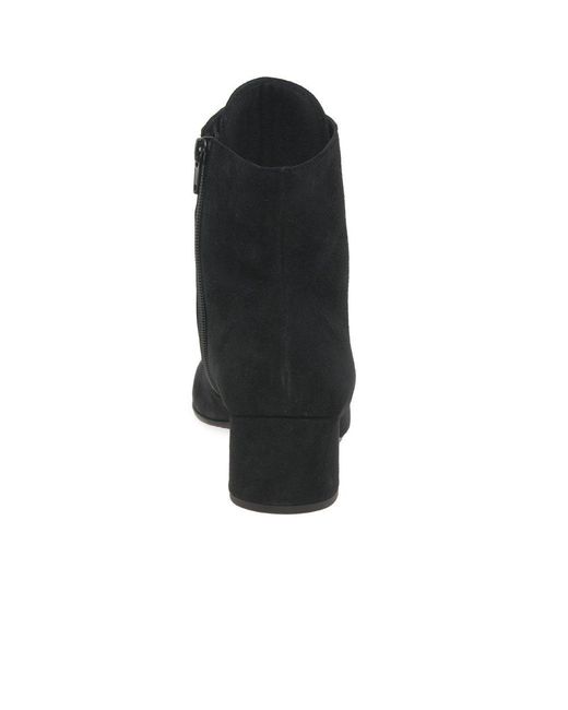 Gabor Black Aspen Ankle Boots