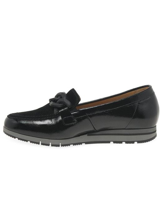 Gabor Blue Bea Loafers