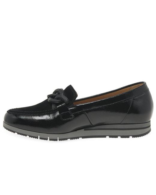 Gabor Blue Bea Loafers