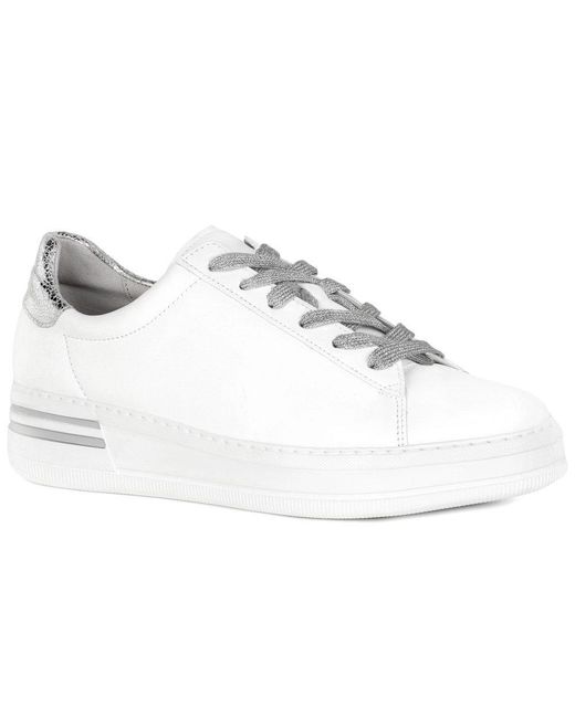 Gabor White Keystone Trainers
