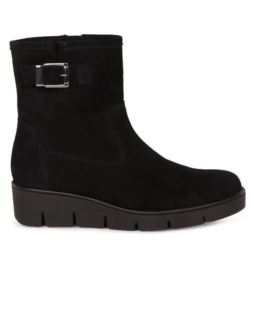Gabor Black Entrust Ankle Boots