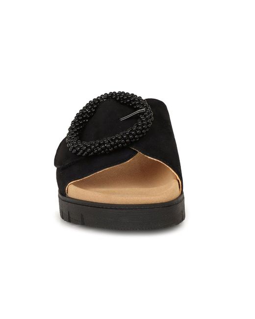 Gabor Black Everly Mule Sandals