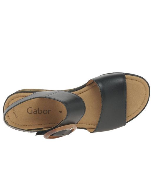 Gabor Blue Andre Sandals