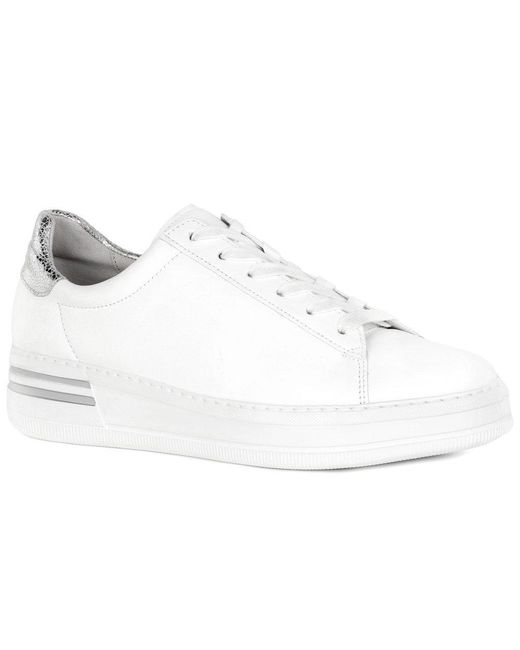 Gabor White Keystone Trainers