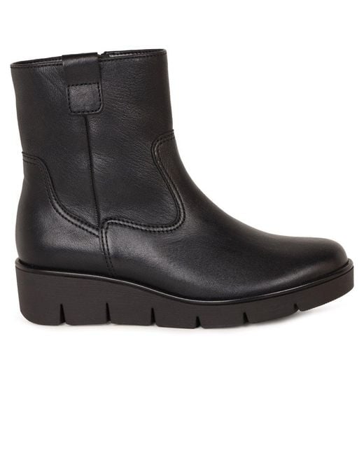 Gabor Black Enhance Ankle Boots
