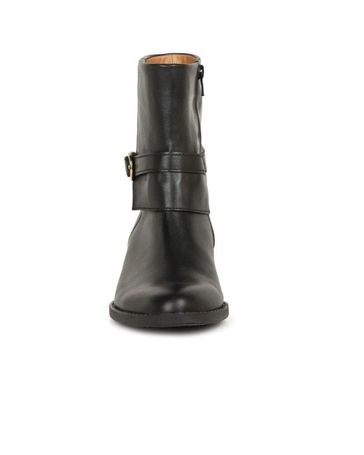 Gabor Black Ginger Ankle Boots Lea