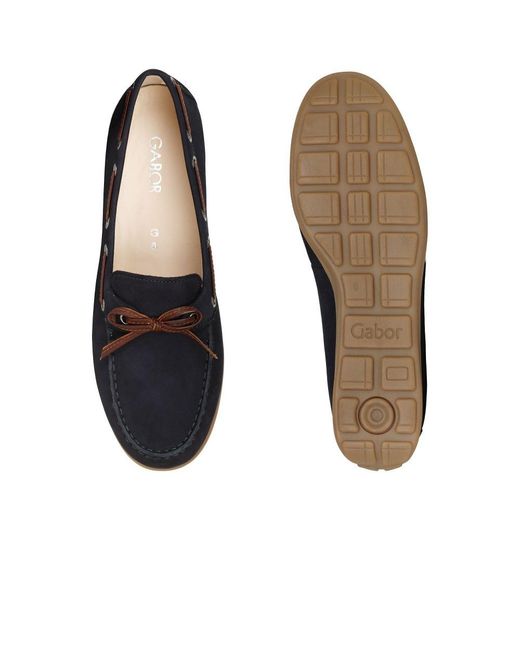 Gabor Blue Evie Loafers