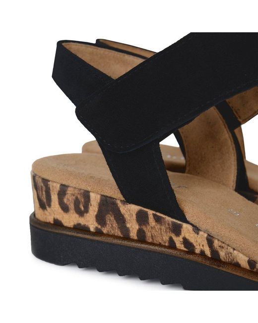 Gabor Black Raynor Sandals
