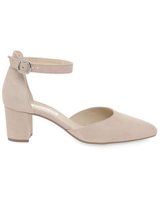 Gabor White Gala Open Court Shoes