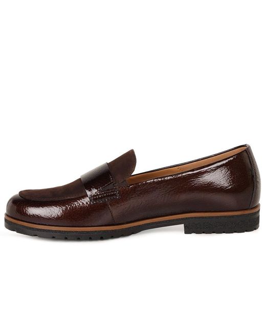 Gabor Brown Elder Loafers
