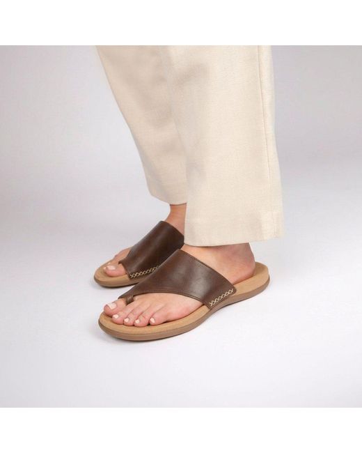 Gabor Brown Lanzarote Sandals