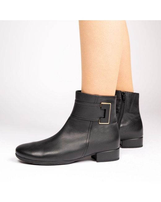 Gabor Black Balm Ankle Boots