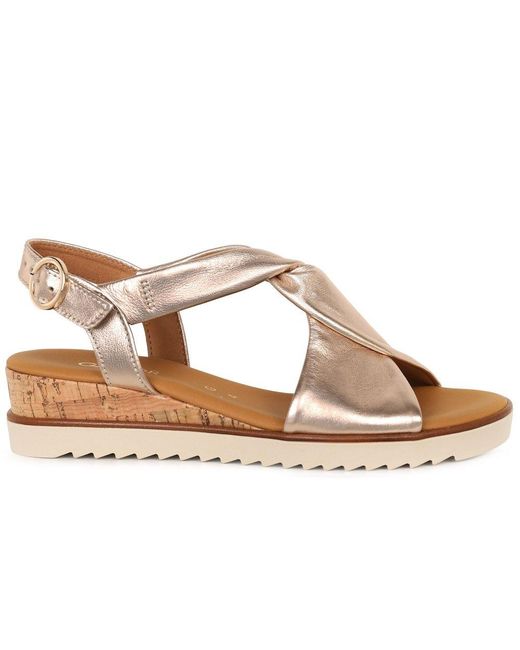 Gabor Brown Rich Sandals
