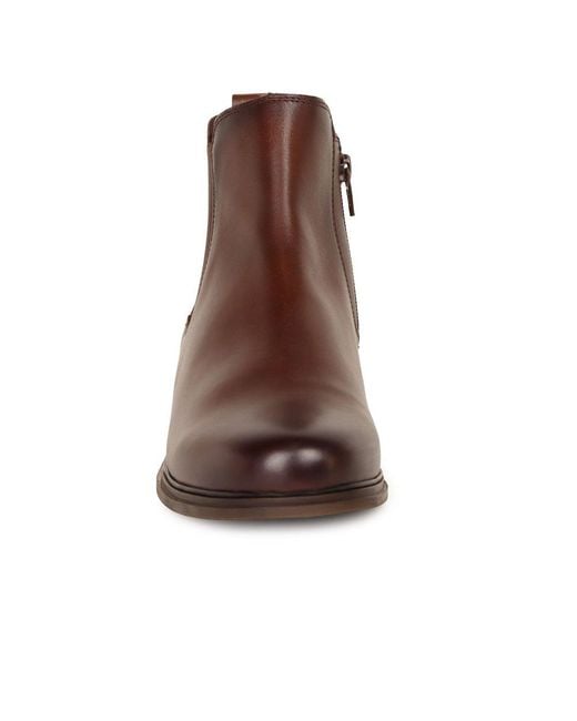 Gabor Brown Hustle Ankle Boots