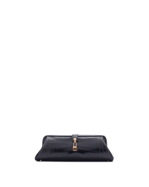 Gabriela Hearst Blue Paola Clutch