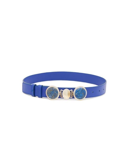 Gabriela Hearst Blue Grange Stone Belt