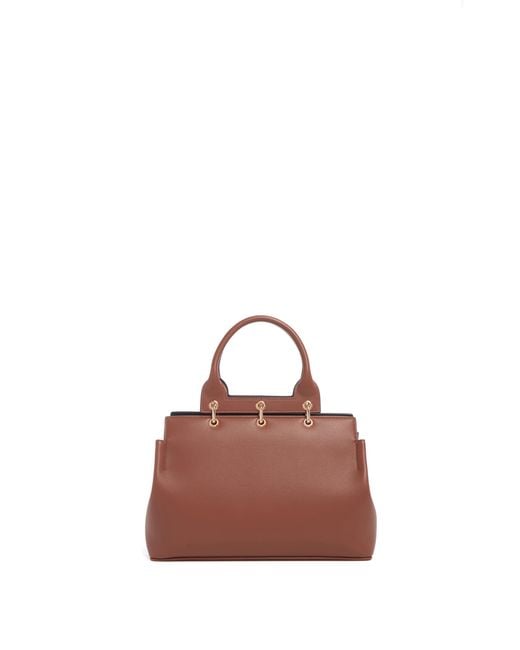 Gabriela Hearst Brown Small Amethyst Tote Bag
