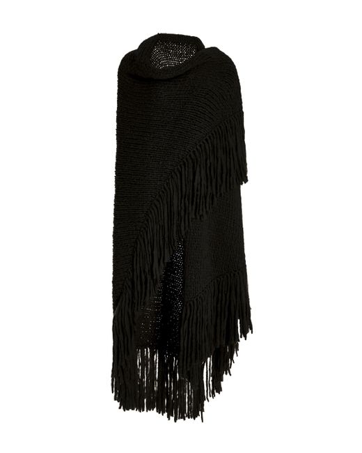 Gabriela Hearst Black Lauren Knit Wrap