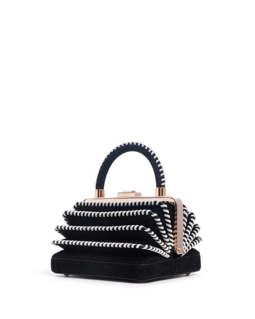 Gabriela Hearst Black Whipstitch Diana Bag