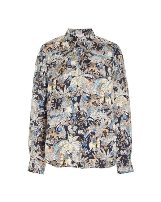 Gabriela Hearst Gray Henri Blouse