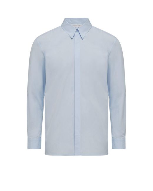 Gabriela Hearst Blue Nicolas Shirt for men
