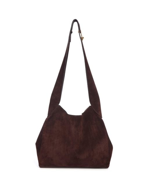 Gabriela Hearst Brown Small Hobo Bag