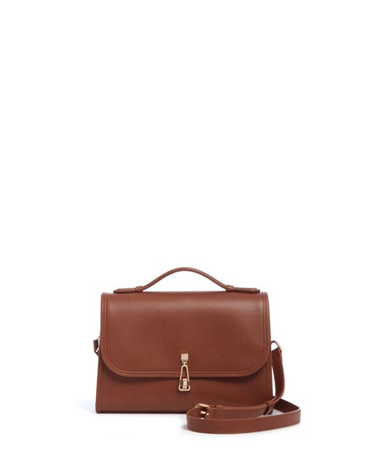 Gabriela Hearst Brown Medium Leonora Flap Bag