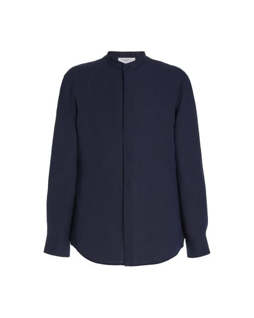 Gabriela Hearst Blue Ollie Shirt for men