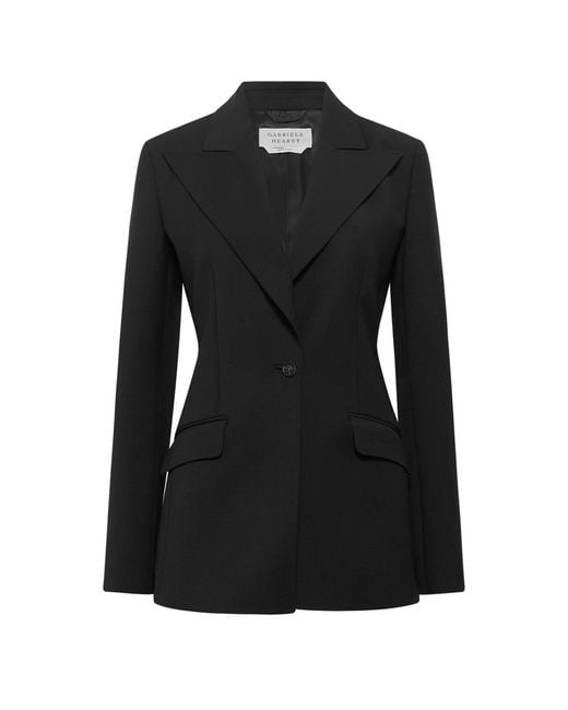 Gabriela Hearst Black Leiva Blazer