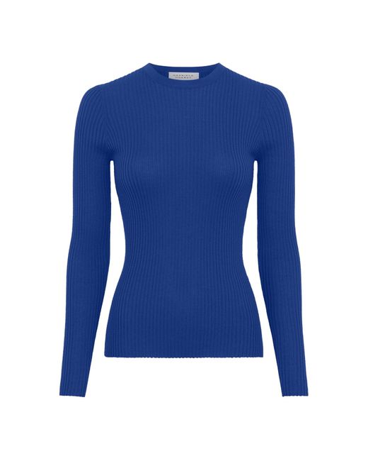 Gabriela Hearst Blue Browning Knit Sweater