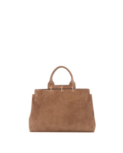 Gabriela Hearst Brown Large Amethyst Tote Bag