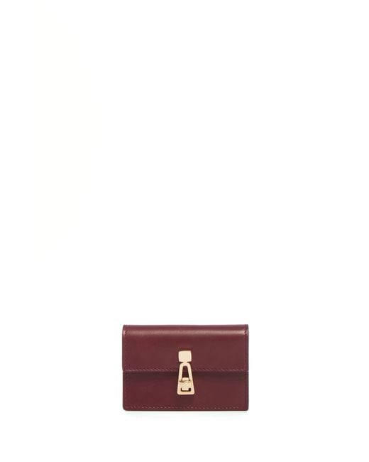 Gabriela Hearst Red Concertina Card Wallet