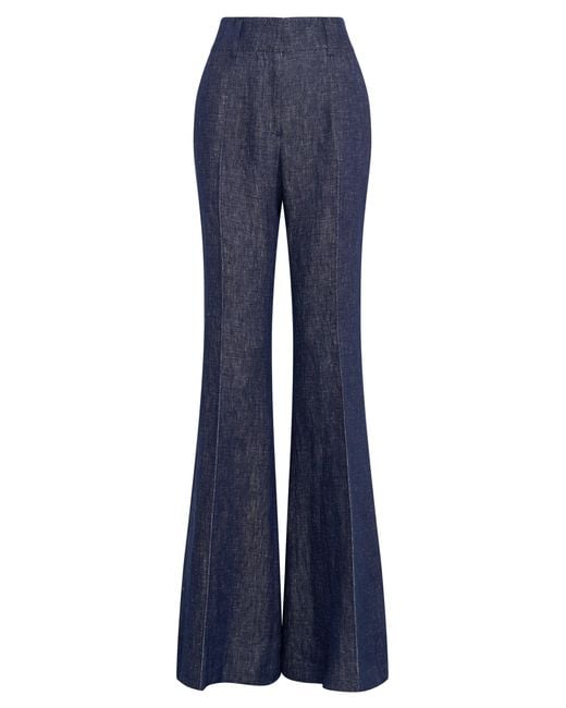 Gabriela Hearst Blue Rhein Flare Pant