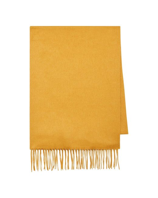 Gabriela Hearst Yellow Blaine Fringe Scarf