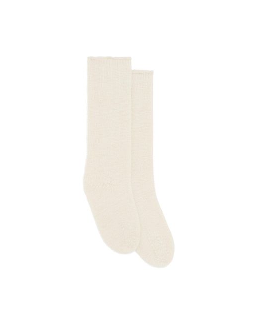Gabriela Hearst White Nikola Knit Socks